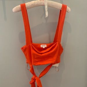 BRAND NEW Revolve wrap top
